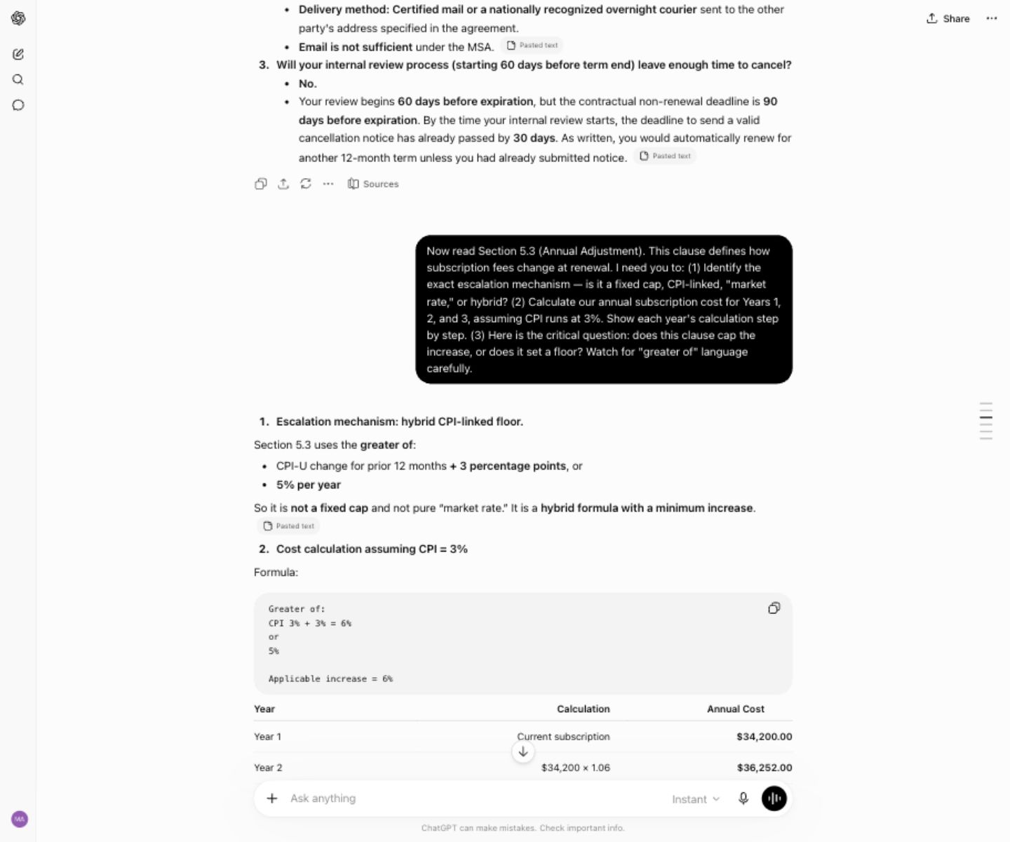 ChatGPT Layer 2 price mechanism screenshot